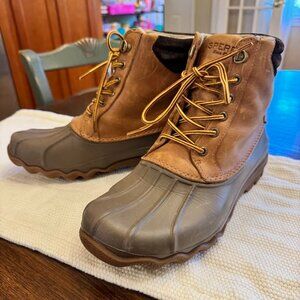 Sperry Men’s Avenue Duck Boot Tan / Brown Size 9.5